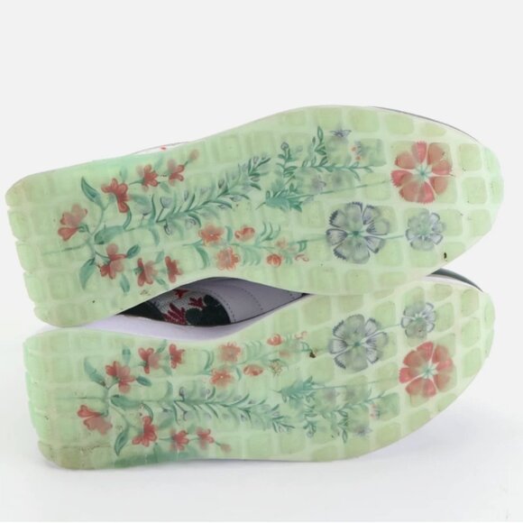 PUMA x Liberty of London Cruise Rider Floral Print Leather Mix Trainers 8.5 Rare - Picture 3 of 4